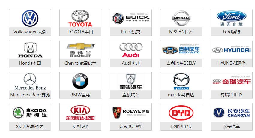 中国国产汽车品牌有哪些 汽车品牌标志大全 中国国产汽车品牌有哪些 汽车品牌标志大全