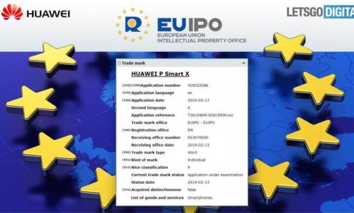 华为推出新中端游戏手机，“P Smart X”获商标许可