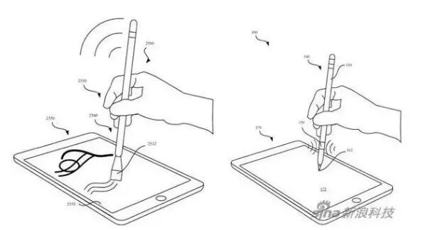 苹果新专利：Apple Pencil可换笔刷 触觉反馈以假乱